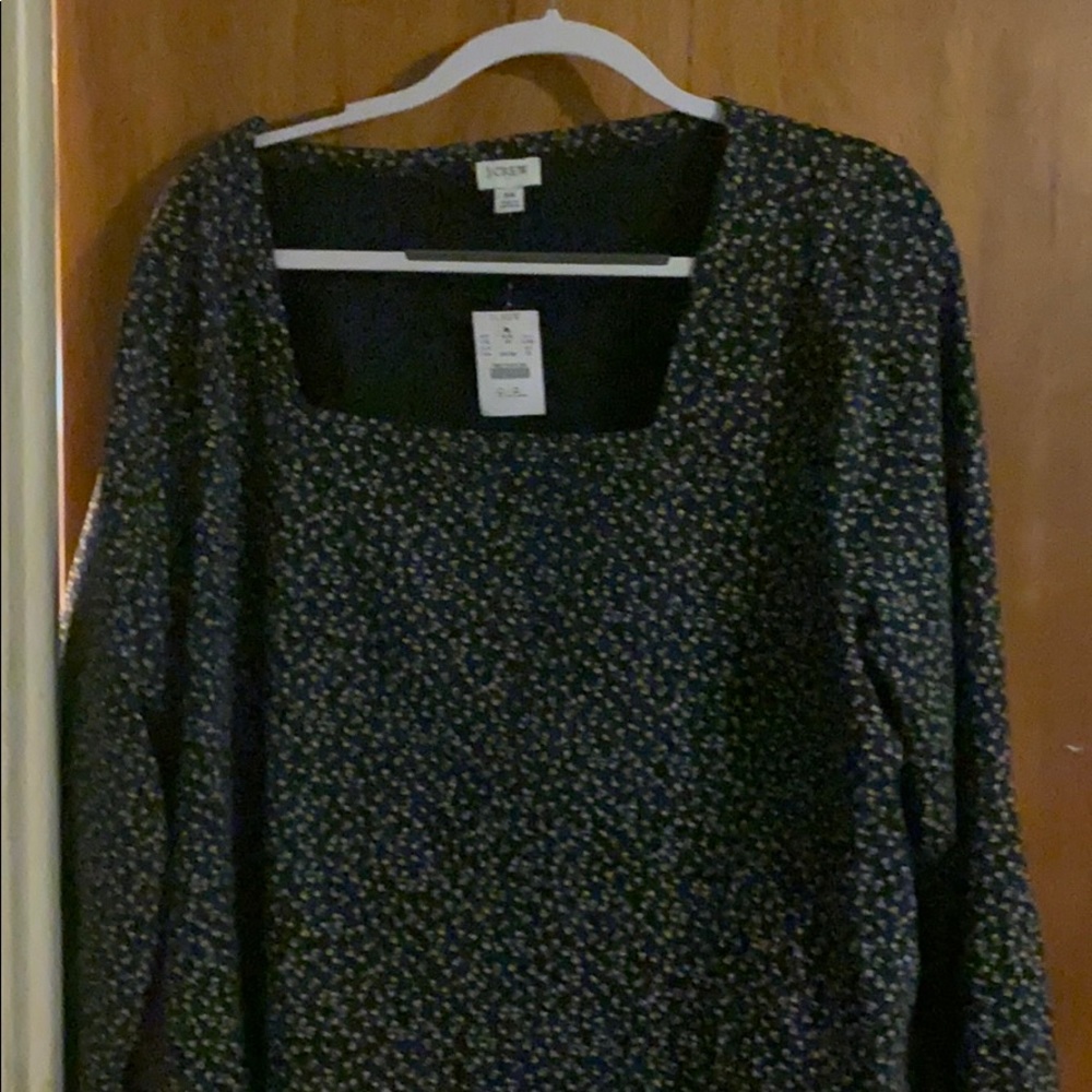 J Crew factory knit floral top 3x